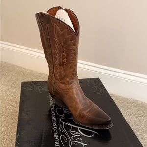 Dan Post Brown Leather Western Boots